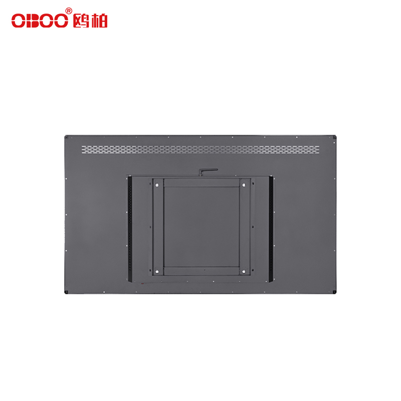 Rear view of wall mounted infrared touch advertising machine