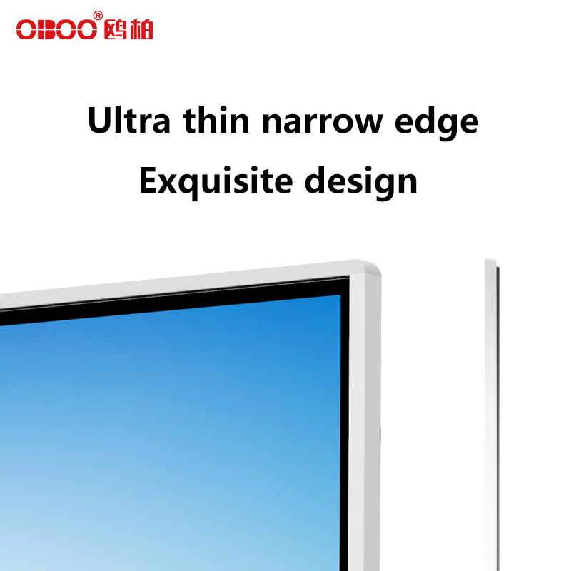 Detail image of wall mounted infrared touch advertising machine