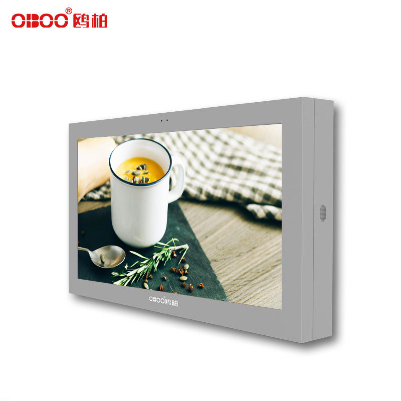 OBOO 75 inch outdoor wall mounted LCD advertising machine