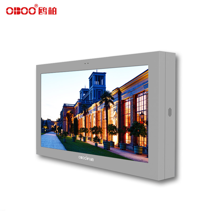 OBOO 43 inch outdoor wall mounted LCD touch advertising machine