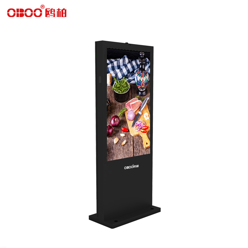 OBOO 55 inch outdoor vertical LCD touch advertising machine