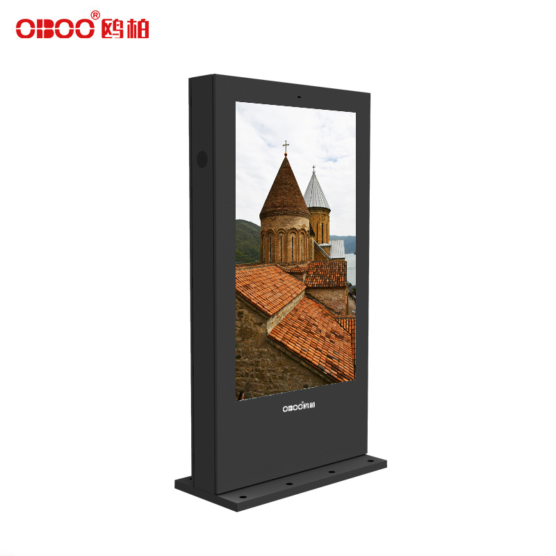 OBOO 98 inch outdoor vertical LCD touch advertising machine