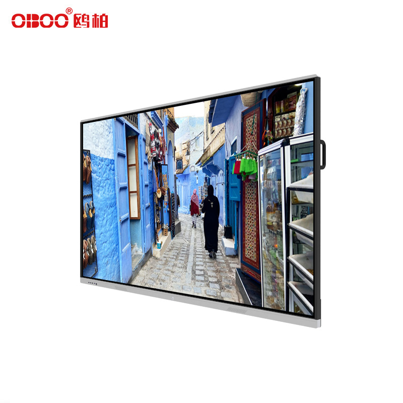 Side view of OBOO conference tablet all-in-one machine