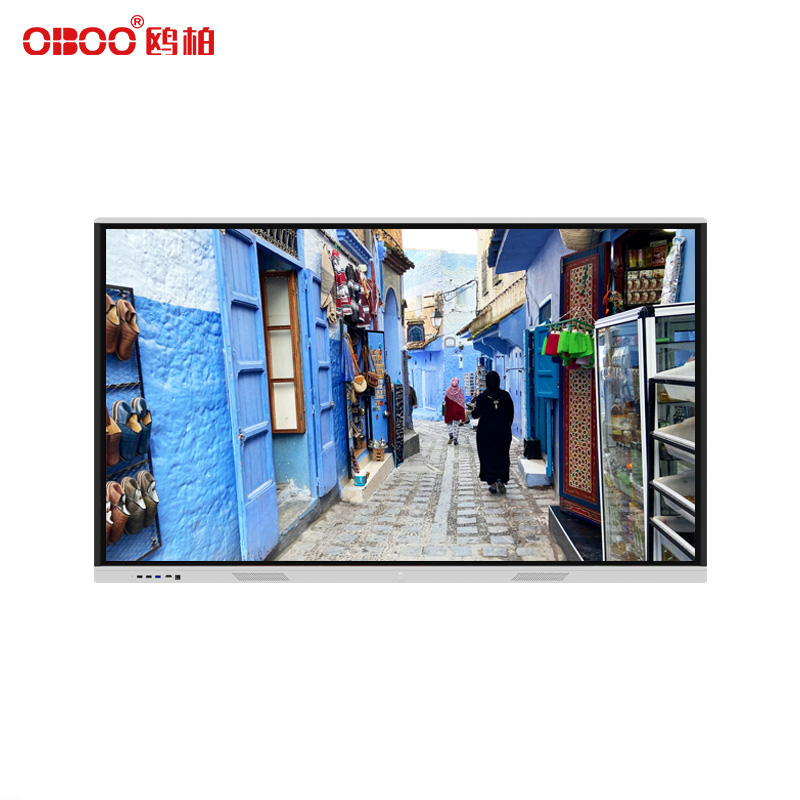 Front view of OBOO conference tablet all-in-one machine