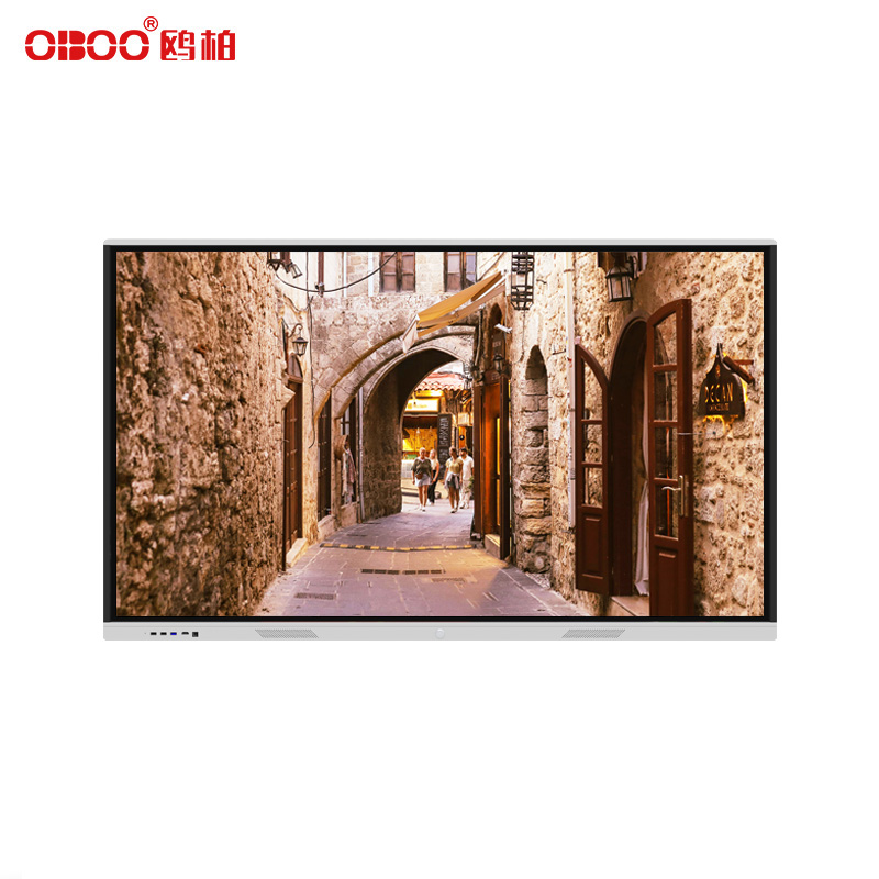 Front view of OBOO conference tablet all-in-one machine